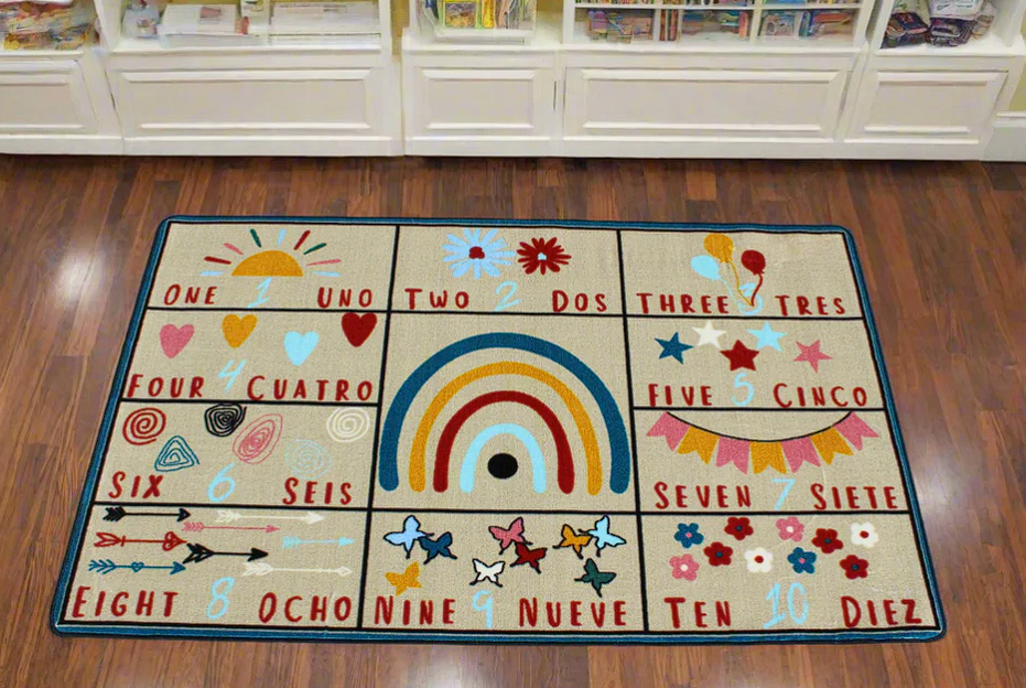 Bilingual Boho Counting 5'x8'