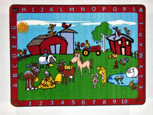 ABC Barnyard 4'4"x5'6"