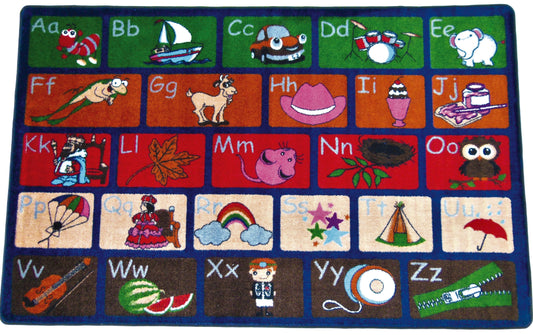 ABC Picture Phonics 5'4"x7'8" or 7'8"x10'4"