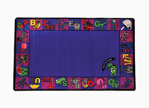 Alphabet Charlie 5'4"x7'8" or 7'8"x10'4"