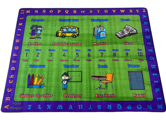 Alphabet Spanish 6'6"x8'4"