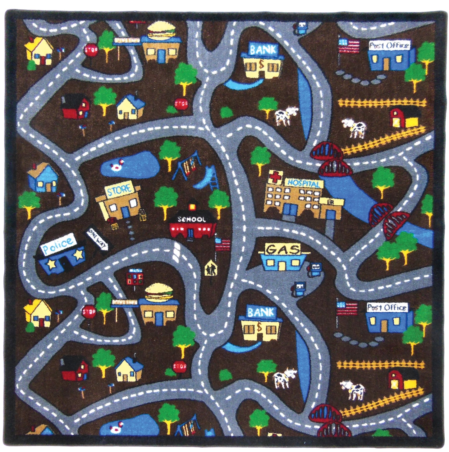 Country Roads 4'4"x5'6"