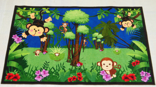 Monkeying Around 4'4"x5'6"
